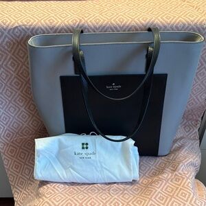 Kate Spade Black and Gray Tote